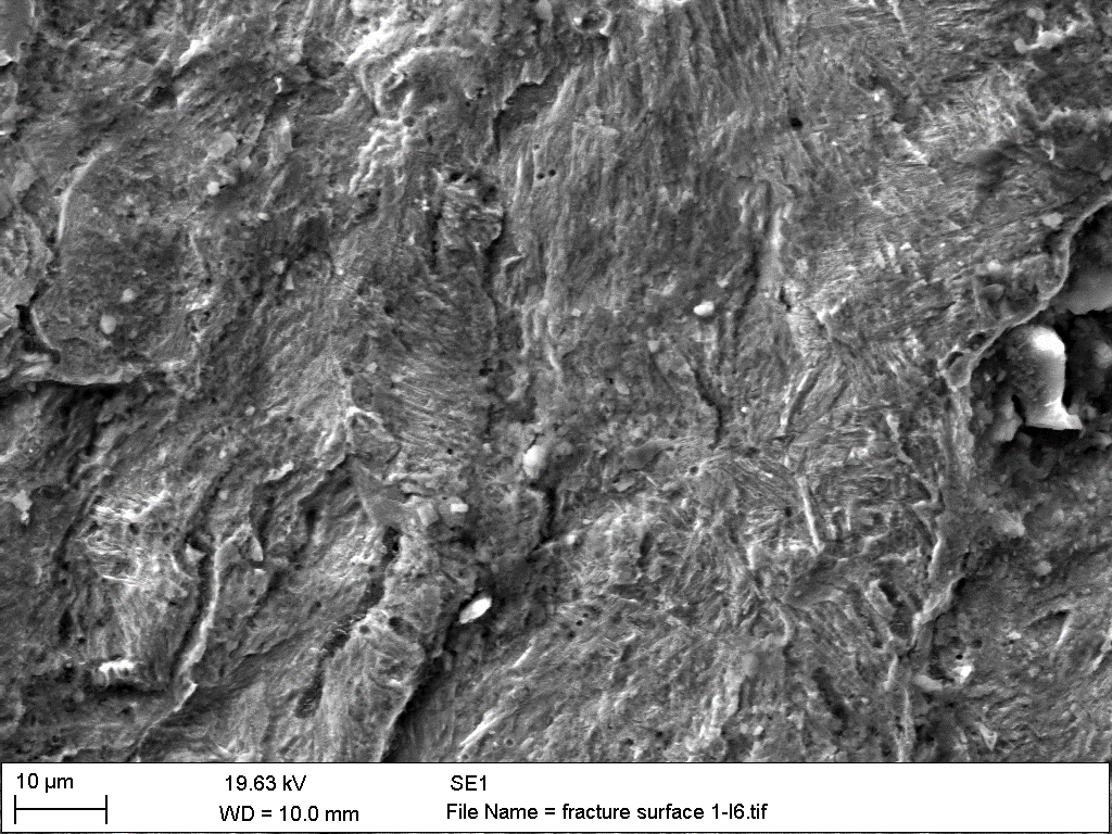 SEM Image of Fracture Surface of Gear Shaft